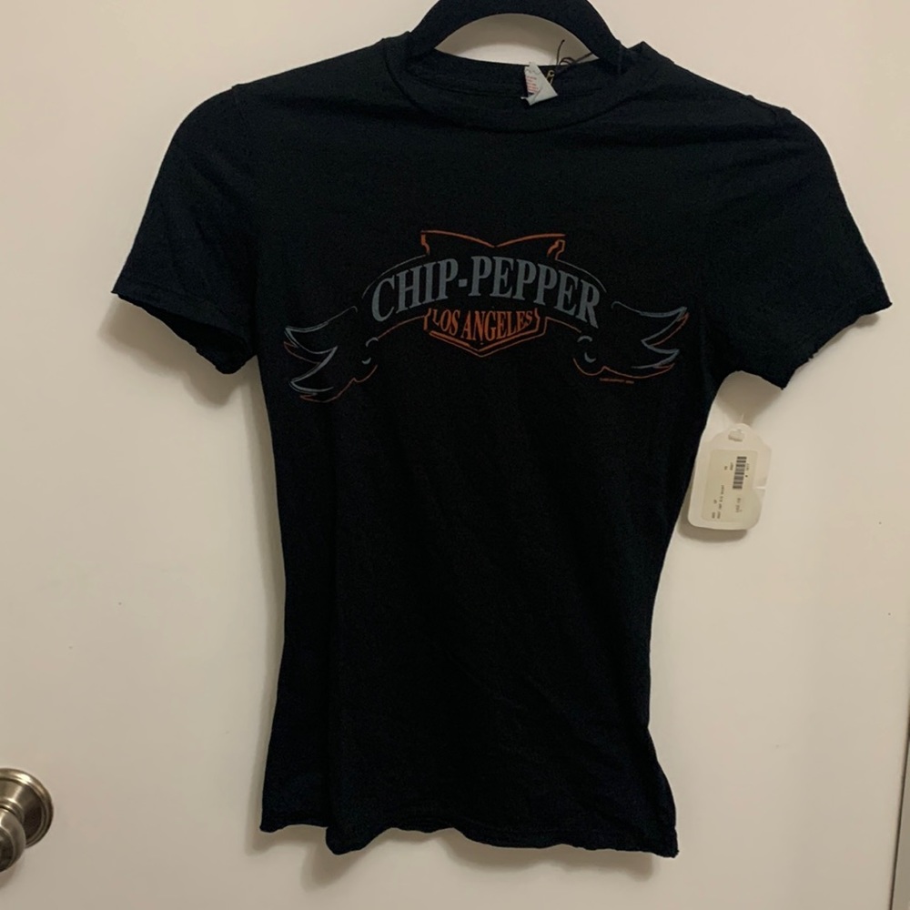 Chip and Pepper Women’s Black T shirt size XS NWT